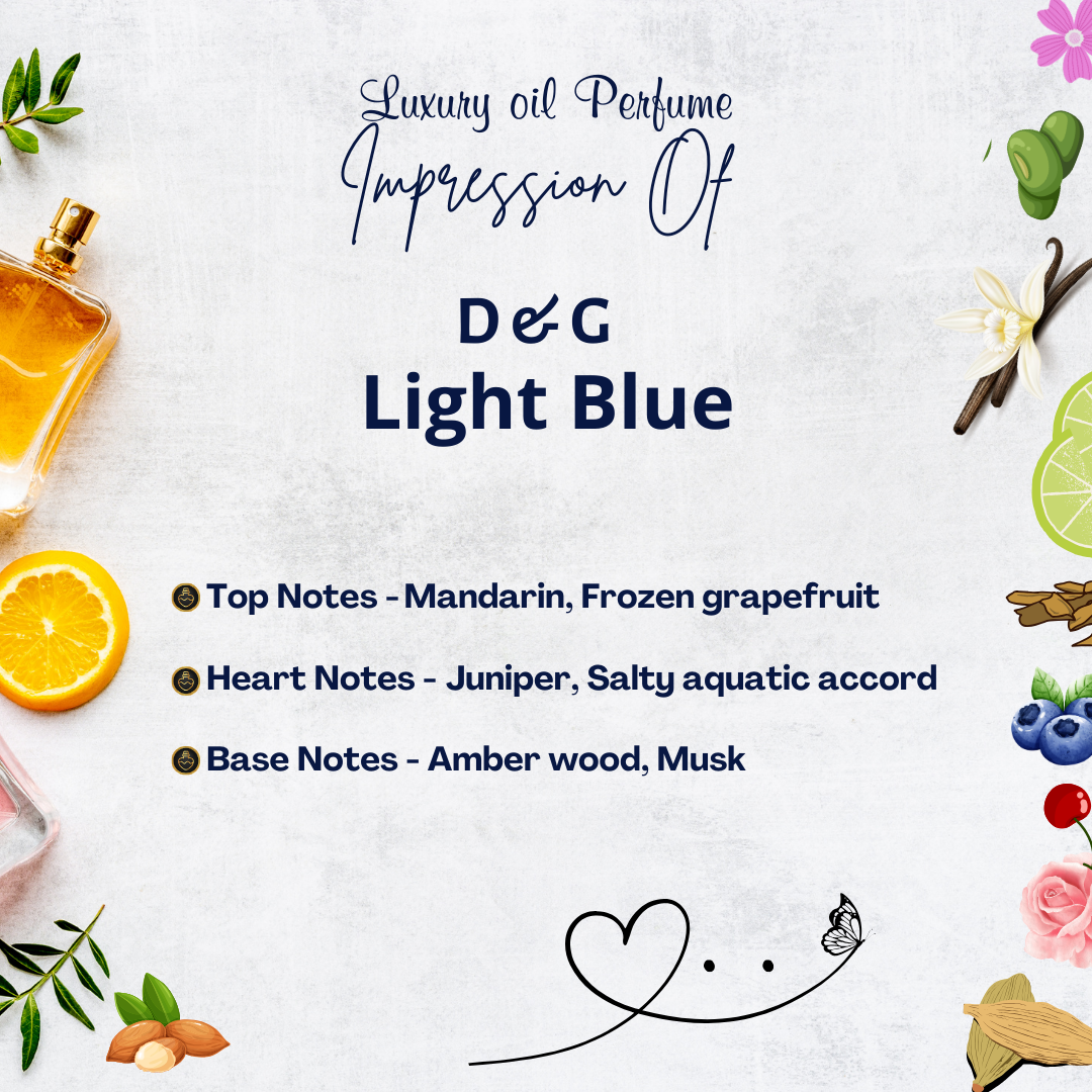 Imperial Love - Inspired By D*G Light Blue